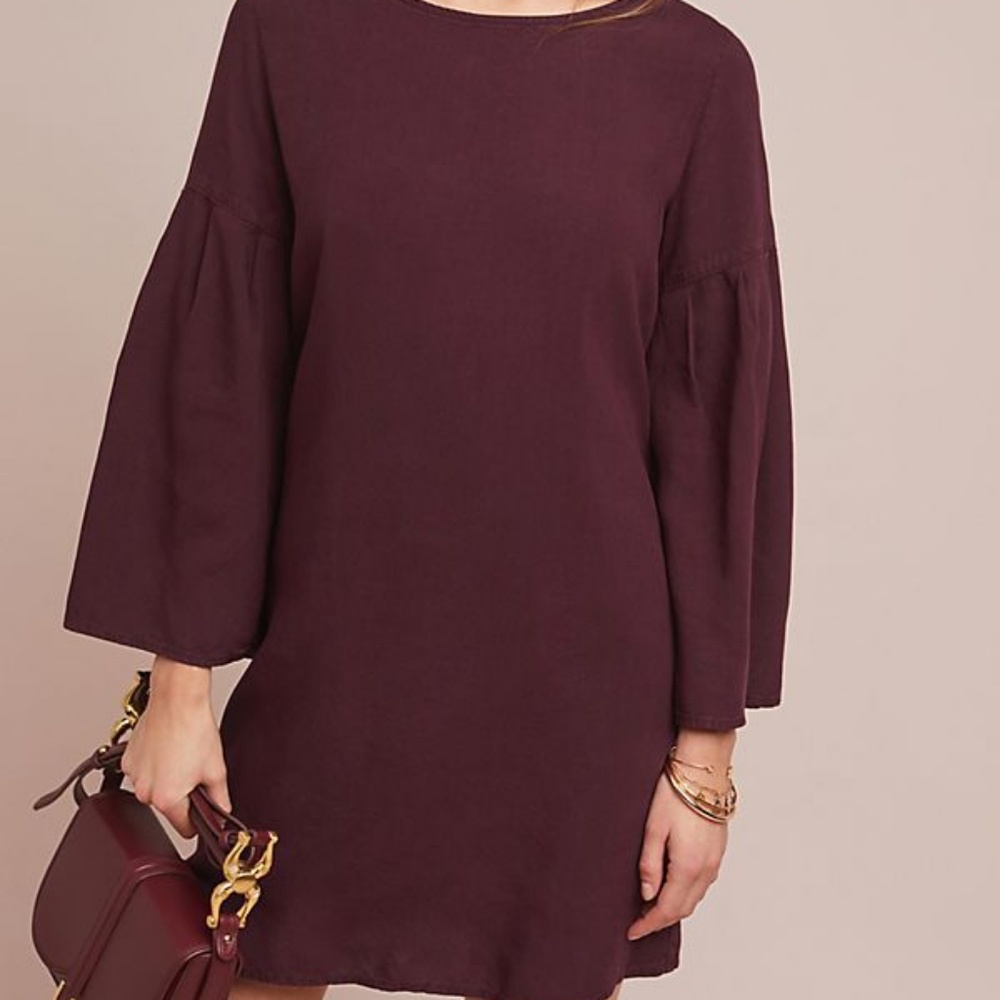 Purple Petite Tunic Dresd by Cloth and Stone